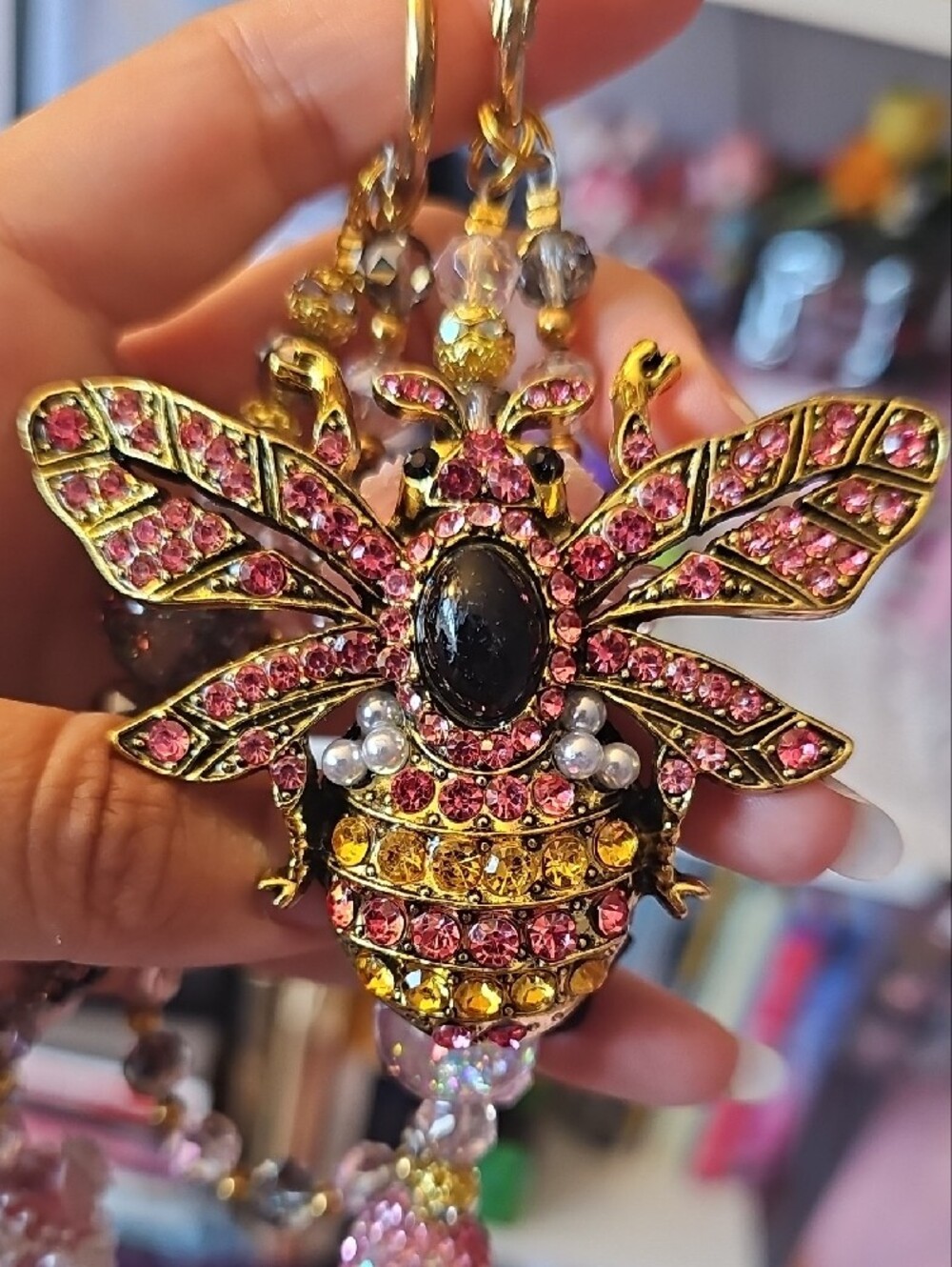 Fashion Bee Pendant Purse Charm